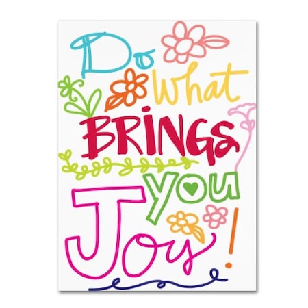 Trademark Fine Art Elizabeth Caldwell 'Find Joy' Canvas Art, 35x47 ALI5542-C3547GG